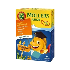 MOLLER'S OMEGA-3 XHELATINE {SHIJE PORTOKALLI DHE LIMONI}